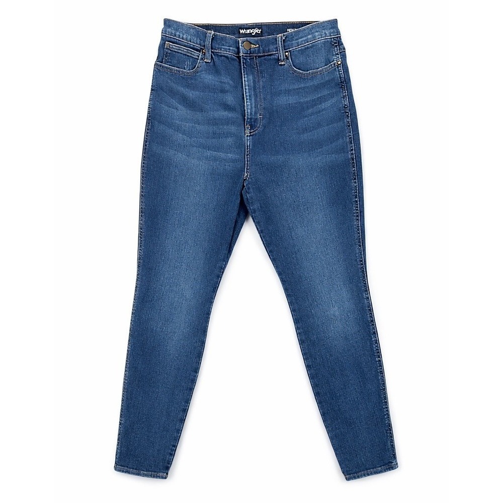 Wrangler High Rise Skinny Jeans Size 31x28 Medium Wash minimalist Western